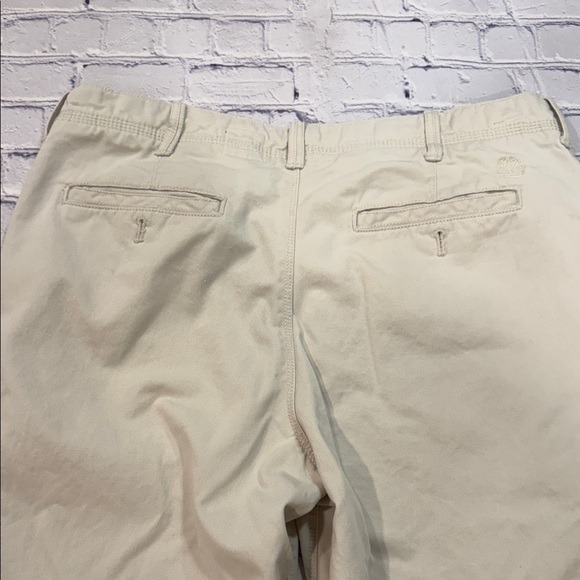 Timberland 100% Cotton Wide Leg Men's Cream Pants 36x30 - Picture 6 of 11